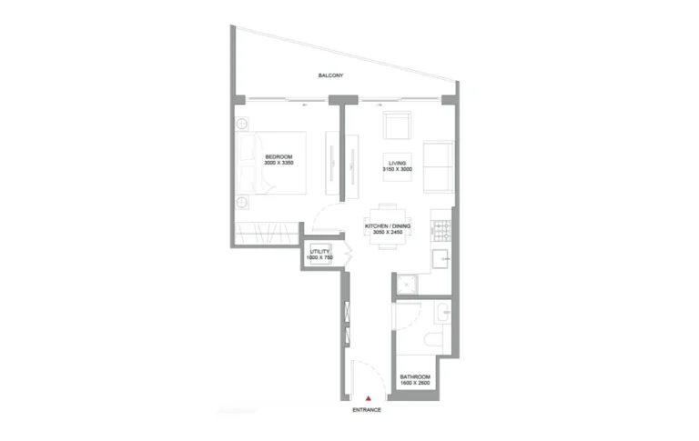 1 Bedroom B